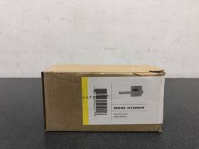 Mlk5022bk Miseno Lorton Flat Bar Non-turning One-sided Door Lever - Matte Black