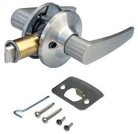 Mobile Home Parts 633961020543 Brushed Nickel Interior Lever Passage Door Lock For 1