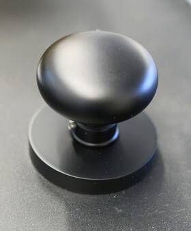 K2r4 Montana Forge New-in-box Black Passage Doorknob Set