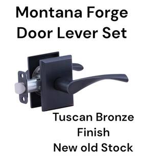 L4-r2-tb-p Montana Forge Privacy Door Knob Set L4 R2 Rose Tuscan Bronze New