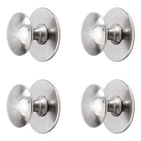 W-mf001788-us Morobor Stainless Steel Drawer Knobs 4pcs Self-stick Instant Cabinet Handle P