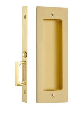 24117us7138 Mortise Emtekmodern Rectangular 7-1/4 Inch Passage Pocket Door Pull For 1-3/8 Thk