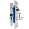 Mr03d Premier Lock Satin Chrome Mortise Entry Handle Right Hand Set