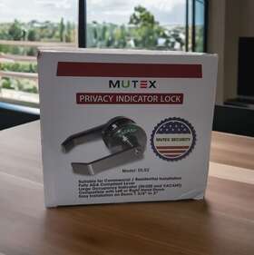 Dls2 Mutex Bathroom Privacy Lever Lock With Large Indicator For Men Women Restroom Inuse