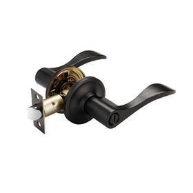 Ncl Hardware 652805259932 Aged Bronze Black Door Handle Interior Wave Lever Knob With Lo