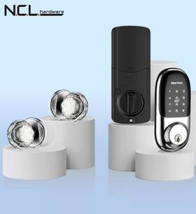 J13t-pn01-mb Ncl Hardware Digital Touchscreen Combination Lock Crystal Knob