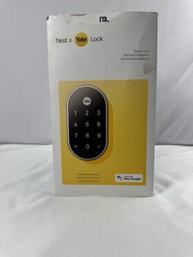 Yrd550 Nest X Yale Black Suede Smart Door Lock With T Keypad And Connect New
