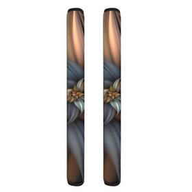 Ne-k333z98 Netilgen Refrigerator Door Handle Covers Brown Flower Fridge Cover Handmade