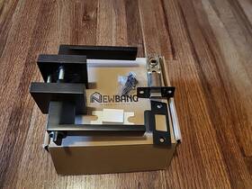 Hd1601-db-bk Newbang Missing Key Bed/bath Room For Privacy Bathroom And Interior Door Handle