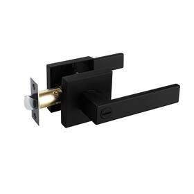 Htl01-bm-bk-1p-1 Newbang Solid Door Lever Handle Matte Black Finish