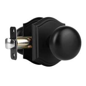 Newlaking 635408120908 Door Knobs Interior Classic Decorative Matte Black Passage Kn