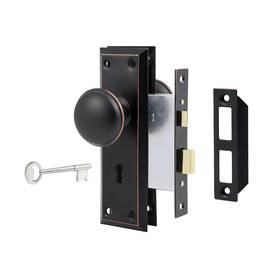 Newliplace 605556586932 Mortise Lock Set For Interior Door Vintage Knobs With And Skeleton