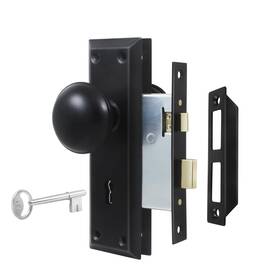 Newliplace 639395274408 Mortise Lock Set For Interior Door Vintage Old Knobs With Lo
