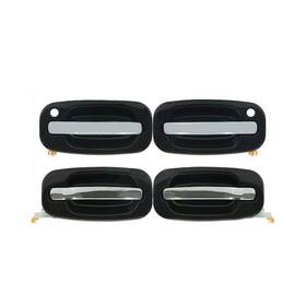 L5745l49 Newyall Chrome Lever Exterior Door Handles Set For 1999-2007 Silverado Escala