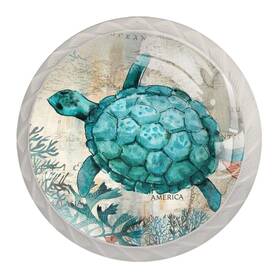 Homepc-190722-b0956m9y4z Newzone 338833583508 4 Pack Turtle Cabinet Knobs Nautical Decorative Single Hole Kitchen