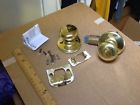 0037642 Nickel Bath Bed Door Used Satin Gatehouse Knob