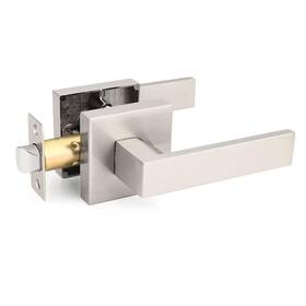 B0cf18bp6x Nizado Brushed Nickel Passage Door Handles 2 Pack Non-locking Interior Leve