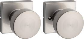 720psksqt-15 Nobrand Closet/hallway Non-lock Door Knob Satin Nickel Microban