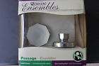 E5248-4-fc2 Nos Lot Chrome Amerock Frosted Door 3 Handle Crystal Venetian