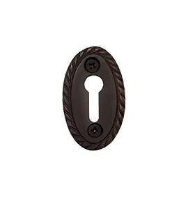 Nostalgic 640697030593 Warehouse Rope Keyhole Cover Oil-rubbed Bronze 703059