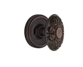 Nostalgic 640697084831 Warehouse Classic Rosette With Victorian Door Knob Passage - 2.75 Inch Timeless