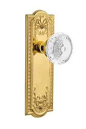 Nostalgic 640697523408 Warehouse 752340 Meadows Plate Backset Size 2.75 Inch Unlaquered Brass