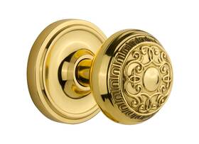 701159 Nostalgic Warehouse Classic Rosette With Egg And Dart Round Door Knob