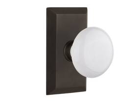 713300 Nostalgic Warehouse Studio Plate And White Porcelain Door Knob