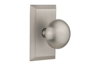 713336 Nostalgic Warehouse Studio Plate And New York Round Door Knob