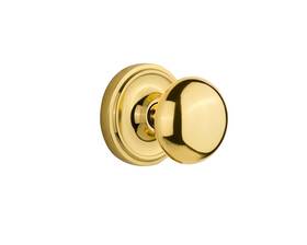 716826 Nostalgic Warehouse Classic Rosette With New York Round Door Knob