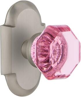 720340 Nostalgic Warehouse Cottage Plate Waldorf Cobalt Door Knob 2.75 Inch