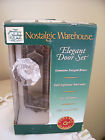 703411 Nostalgic Antique Warehouse Plate Set Dart Nib Elegant Egg Pewter Door