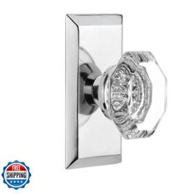 B00nb0l9i8 Nostalgic Warehouse Studio Plate Waldorf Crystal Door Knob 713374