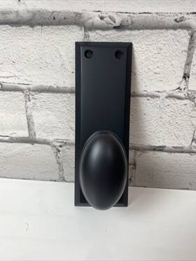 Nostalgic Warehouse 640697075013 New York Homestead Knob Oil Rubbed Bronze Dummy Doorknob