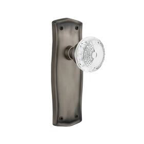 Bn22 Nostalgic Warehouse 640697534985 - 753498 Antique Pewter Double Dummy Door Knob Set New