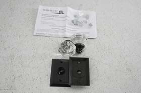 700498 Nostalgic Warehouse Classic Rosette Single Dummy Waldorf Door Knob Bronze