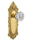 701269 Nostalgic Warehouse Victorian Plate With Crystal Glass Knob Privacy