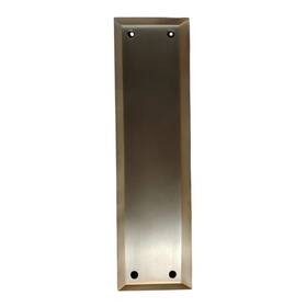 702237 Nostalgic Warehouse New York Push Plate Antique Brass Pshnyk-ab - Contemporary