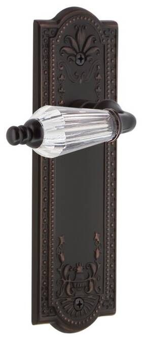 702497 Nostalgic Warehouse Meaprl Prv 238 Nk Vintage Parlor Crystal - Bronze