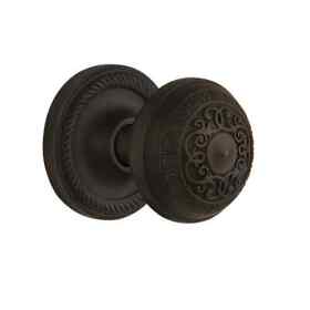 704033 Nostalgic Warehouse Classic Rosette With Egg And Dart 2 3/8 Oil Rub Bronze