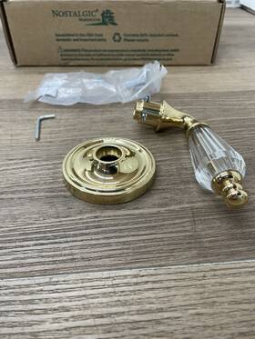 714168 Nostalgic Warehouse Vintage Restoration Parlor Crystal Handle
