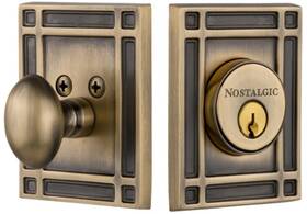 719047 Nostalgic Warehouse Mismis 1cyl 234 Na Mission Solid Brass Single -