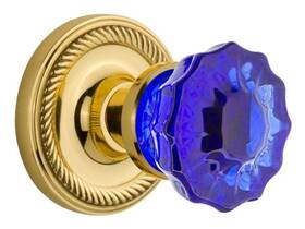 722568 Nostalgic Warehouse Ropcrc Sd Nk Rope Solid Brass Rose Single -