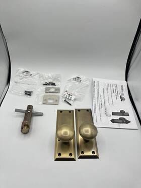 733088 Nostalgic Warehouse New York Solid Brass Passage Door Knob Set With 2-3/8 Inch Read 733088 Nostalgic Warehouse New York Solid Brass Passage Door Knob Set With 2-3/8 Inch Read