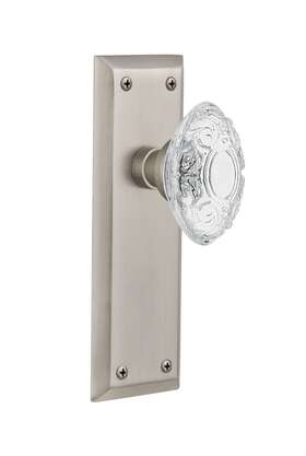 754717 Nostalgic Warehouse Nykcvi Prv 238 Nk Vintage Crystal Victorian - Nickel