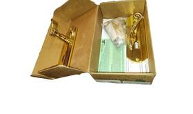 764071 Nostalgic Warehouse Deco Plate Passage With Keyhole Swan Lever Polished Brass