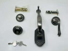 770917 Nostalgic Warehouse Parts Rope Plate Sgrip W Lefthanded Fleur Lever Entry