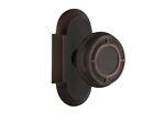 Nostalgic Warehouse Cottage Plate Privacy Mission Door Knob In Timeless Bronze