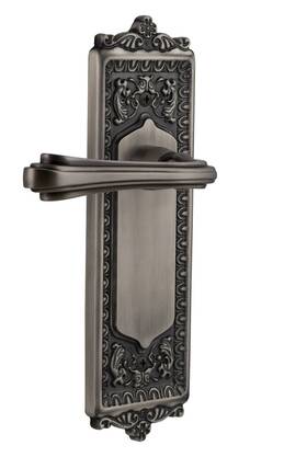 Nostalgic Warehouse Eadflr Psg 238 Kh Nk Fleur Passage Door Lever With Egg And Dart
