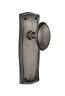 Nostalgic Warehouse Prairie Plate With Homestead Knob Privacy 2.375inch